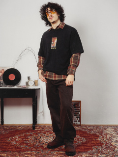 Футболка Mark Formelle 111900/25-ОБР5297П-0 ACID_WASH_черный_печать_009.2_Эйсид_1_сл_на_полДТ - фото 1