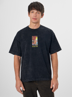 Футболка Mark Formelle 111900/25-ОБР5297П-0 ACID_WASH_черный_печать_009.2_Эйсид_1_сл_на_полДТ - фото 3