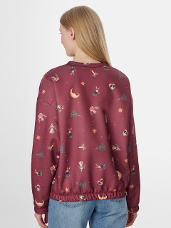 Свитшот Mark Formelle 122587/25-ОБР41834П-7П игрушки_на_бордо_010.2_Сублимация_полотна - фото 2