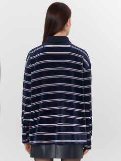 Джемпер Mark Formelle 122851/24-34441П-3 розовая_полоска_на_т.синем - фото 4