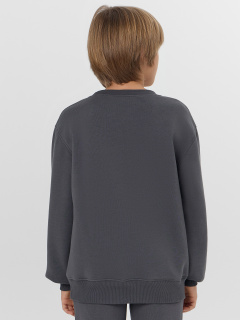 Свитшот Mark Formelle 123431/1/25-36709П-7П серая_жемчужина_печать_3_сл_на_пол - фото 2