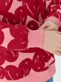 Джемпер Mark Formelle 127916/24-30067П-7П сердечки_на_розовом - фото 2