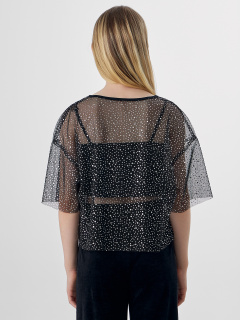 Блуза Mark Formelle 127954/24-30646Ц-16 блестки_на_черном - фото 2