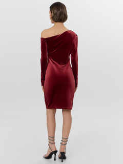 Платье Mark Formelle 154019/25-38094Ц-3 бордовый - фото 2