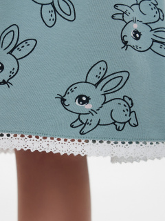 Платье Mark Formelle 157986/25-39885П-5 зайчики_на_цвете_сланец - фото 3