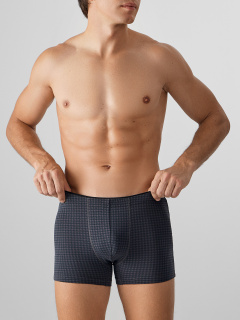 Трусы Mark Formelle 411134/25-4959П-5 черная_гусиная_лапка_на_т.сером - фото 1