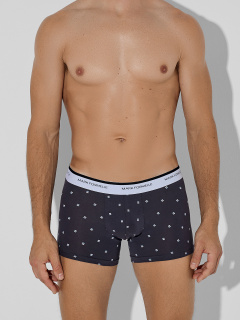 Трусы Mark Formelle 411221-2/25-5278П-5 прямоугольники_на_т.сером_черный - фото 1