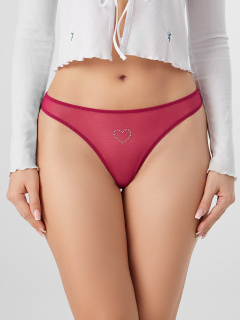 Трусы Mark Formelle 412526/25-55.55-37862Ц-16-3 бордовый_Аппликация_из_страз_(стекло) - фото 1