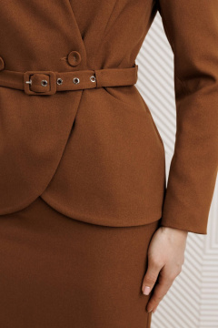 Жакет, юбка Мода Юрс 25-2940 кэмел - фото 5