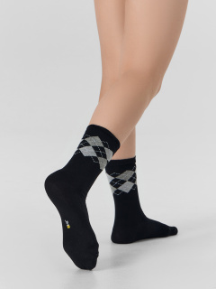 Носки Mark Formelle 430K-1493/B3-20430K-3 черный_рис.1493 - фото 2