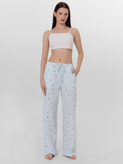 Брюки Mark Formelle 532410/25-39253ПП-0 цветы_на_голубой_полоске - фото 2