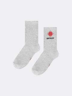 Носки Mark Formelle 559U-2419/23559U св.серый_меланж_рис.2419 - фото 1