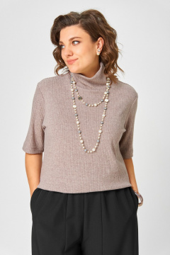 Джемпер Bliss 08063 кофейный - фото 5