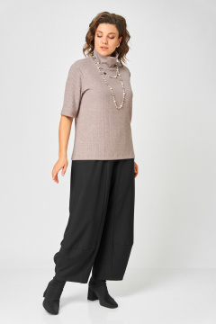 Джемпер Bliss 08063 кофейный - фото 2
