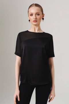 Блуза Nelva 23098 черный - фото 1