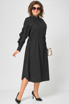 Платье EVA GRANT 7223 черный - фото 3