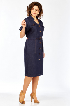 Платье Matini 3.1807 синий - фото 5