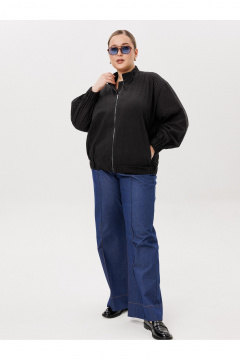 Бомбер AVA fashion М-169 черный - фото 4