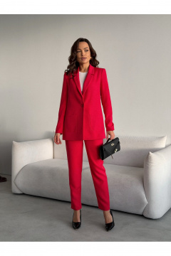Брюки, жакет Dilana VIP 2056/1 малина - фото 2