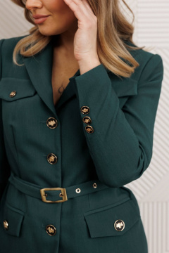 Жакет, юбка Мода Юрс 25-2935 малахит - фото 3