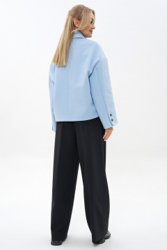 Брюки, жакет Alani Collection 2487 голубой-черный - фото 5