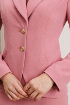 Жакет, юбка Мода Юрс 25-2942 розовый - фото 3