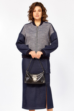 Бомбер, юбка Lady Secret 25103 синий - фото 4