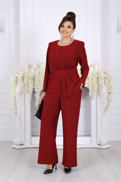 Блуза, брюки Ninele 6070 красный - фото 4