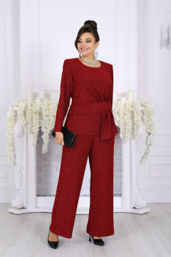 Блуза, брюки Ninele 6070 красный - фото 3