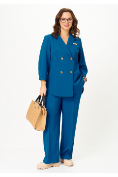 Брюки, жакет Твой имидж 2325 морская_волна - фото 3