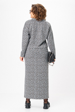 Джемпер, юбка Michel chic 1444 серый_лео - фото 5