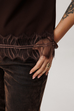 Топ Anelli 1664 шоко-шик - фото 3