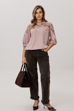 Блуза Anelli 1790.1 пудровый_твист - фото 2