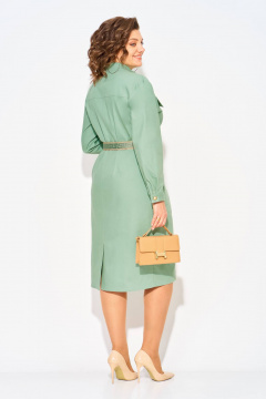 Платье Liliana 1416н фисташка - фото 5