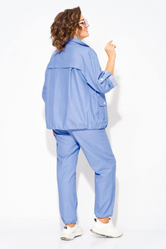 Блуза, брюки Liliana 1445 небесный - фото 5