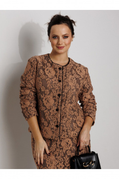 Жакет Condra 15101 пудровый - фото 3