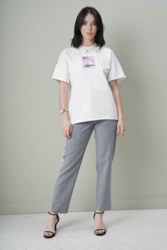 Джинсы из итальянского полотна с лампасами и карманами JRSy 1929 - фото 1