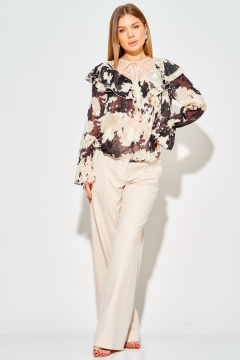 Брюки Laikony L-942-2 слоновая_кость - фото 4