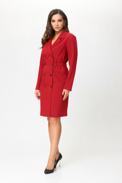 Платье MarSo 2419 красный - фото 3