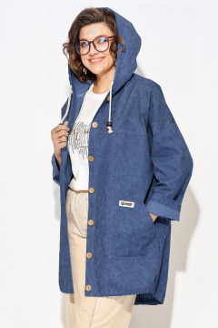 Брюки, куртка Liliana 1509/1507 синий+экрю - фото 2