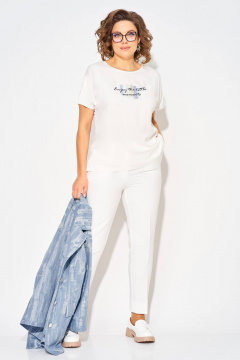 Майка Liliana 1514 белый - фото 2