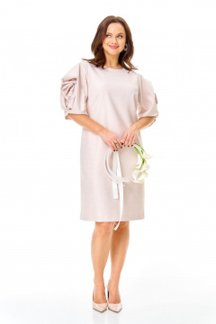 Платье Ольга Стиль С-989 светло-розовый - фото 4