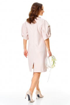 Платье Ольга Стиль С-989 светло-розовый - фото 2