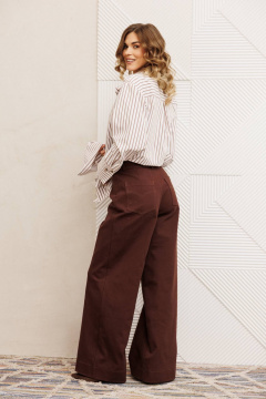 Брюки Gizart 35377 шоколадный джинс - фото 2