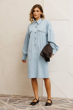 Платье Gizart 5417 голубой - фото 1