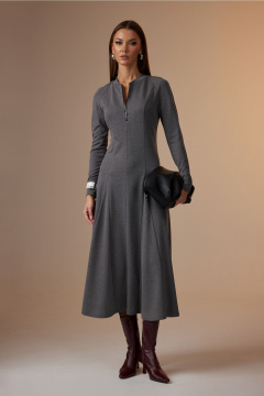 Платье N.O.W. 1653 серый - фото 5