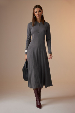 Платье N.O.W. 1653 серый - фото 1