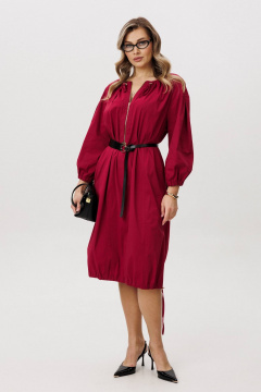 Платье Fantazia Mod 4708 бордовый - фото 1