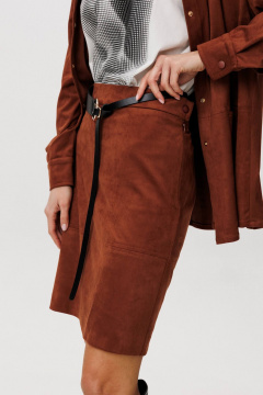 Жакет, юбка Fantazia Mod 5201 медно-рыжий - фото 4