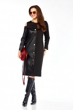 Платье Taita plus 2602 черный - фото 2